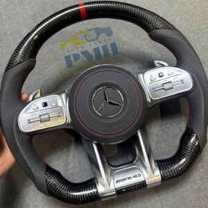 Vô Lăng AMG Style 2020 Carbon (Plug and Play) , fit cho các dòng Mercedes C, E, GLC, G, S,...
